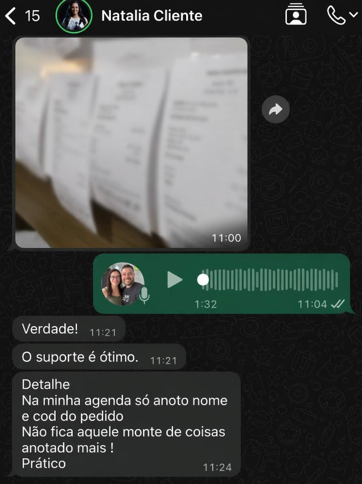 Depoimento de cliente 1