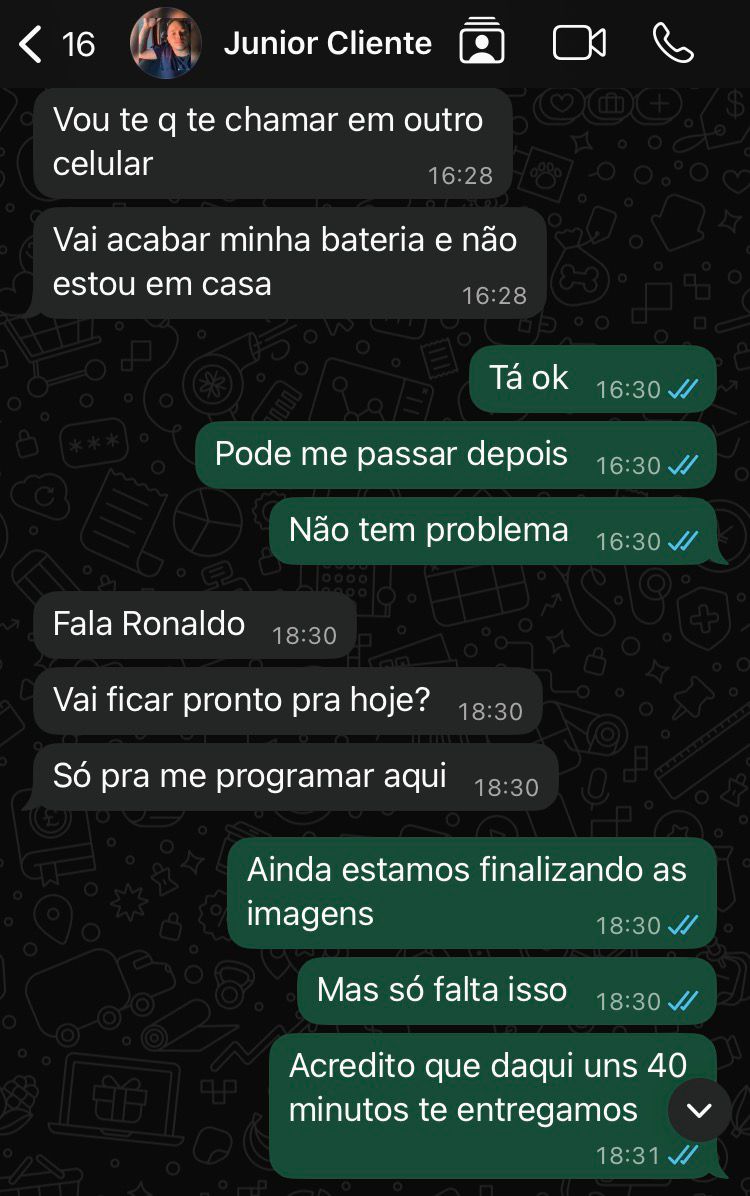 Depoimento de cliente 8